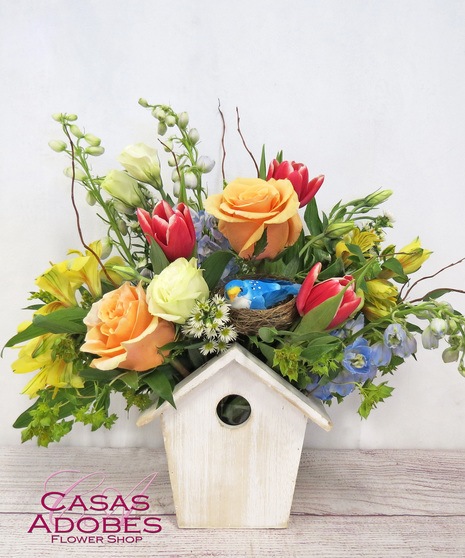 Blooming Birdhouse