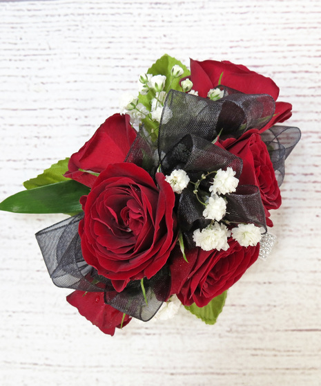 Red Roses Corsage