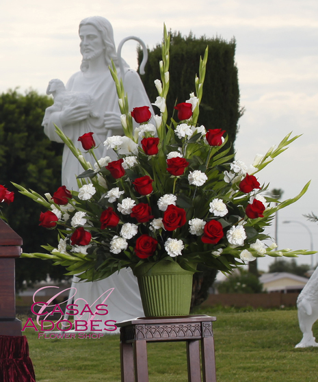 White Funeral Container