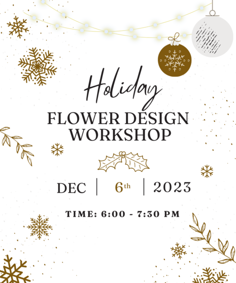 Holiday Design Class - Dec. 6th, 2023