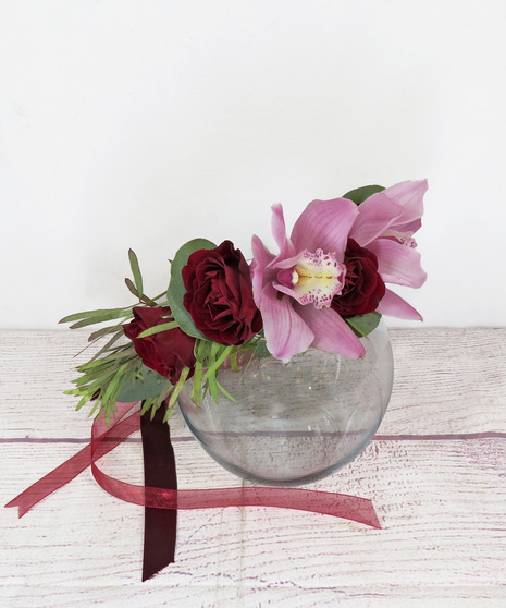 Crimson Flower  Crown