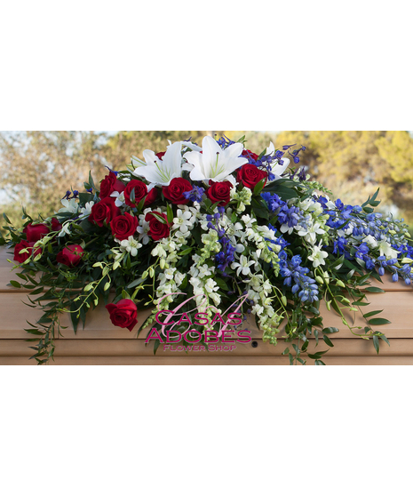 Casket Spray  Funeral Flowers, Philadelphia Florist - Robertson's Flowers